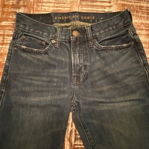 SIZE 26 x 30 AMERICAN EAGLE Bootcut Pre Worn Jeans